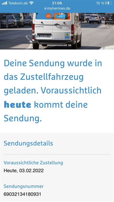 hermes in zustellung seit 2 tagen|Paket von Hermes ist nicht angekommen .